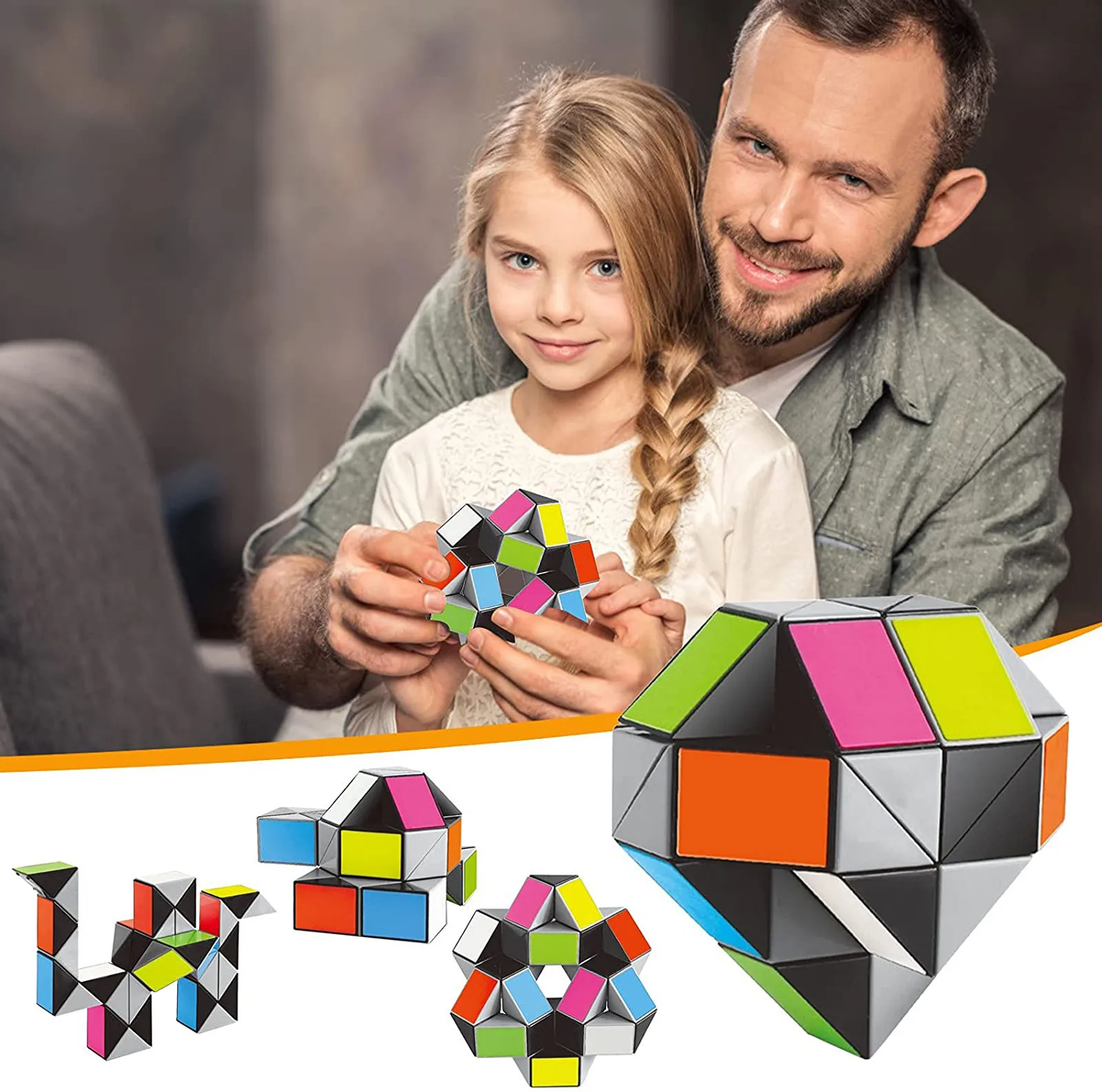 

Обучающие игрушки, змея, волшебное разнообразие, популярная детская игра, подарок-трансформер, кубики-головоломки, обучающие игрушки для де...