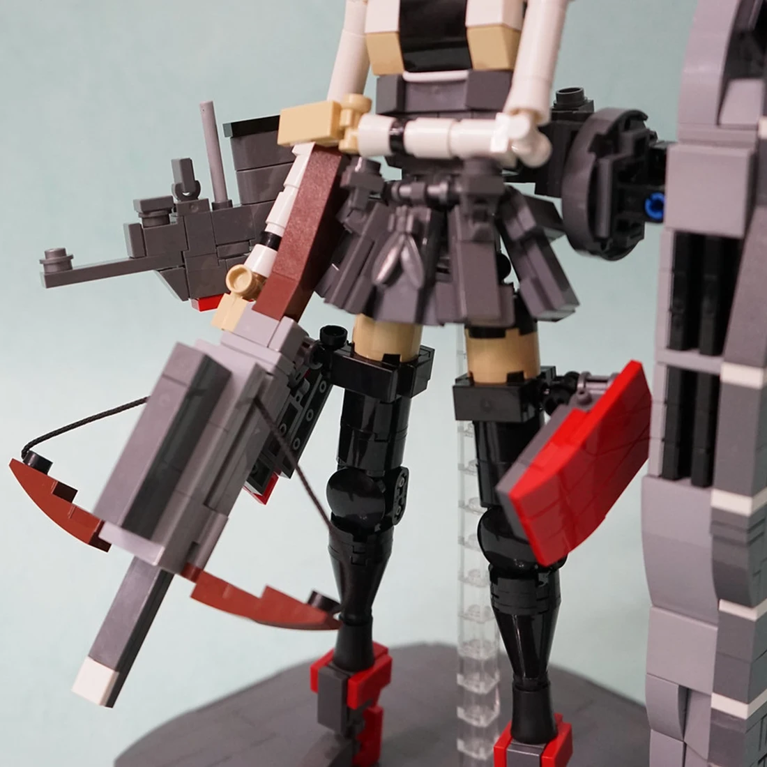 

770Pcs MOC Mecha Series JK Uniform Girls Small Particle DIY Assembly Building Block Model Gift For Decoration