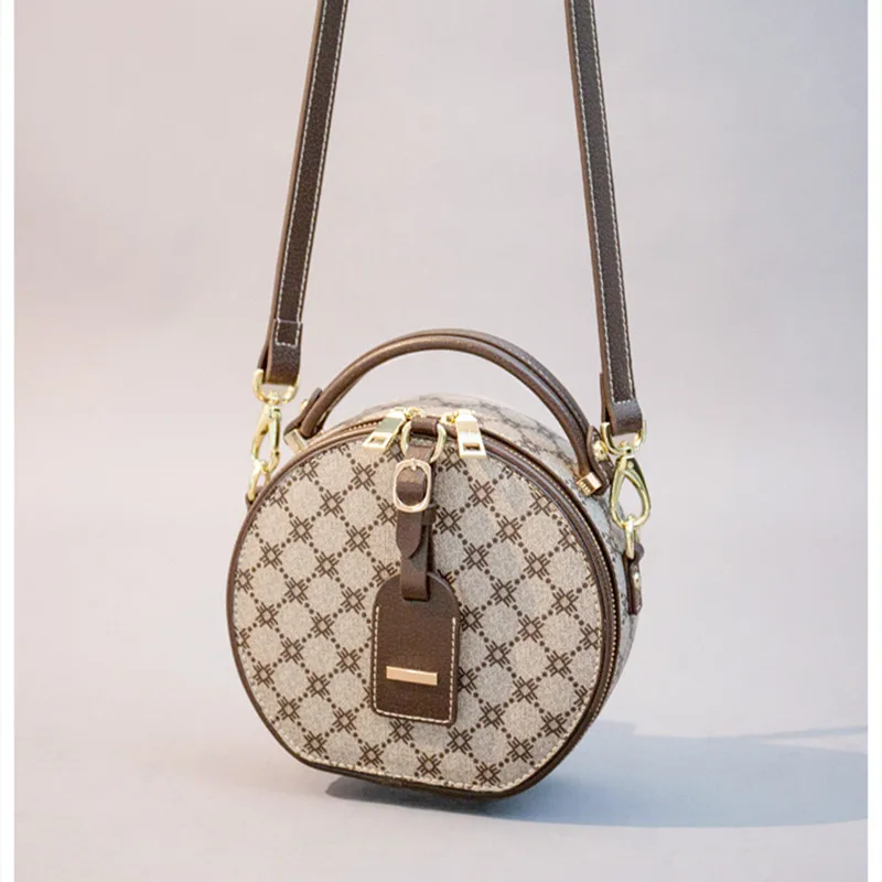 

Vintage Plaid Crossbody Bag for Women Luxury Brand Women Bags High Quality Genuine Leather Purse and Handbags Channels Handbags