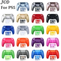 jcd for ps5 controller full set housing case cover decorative strip shell buttons mod kit