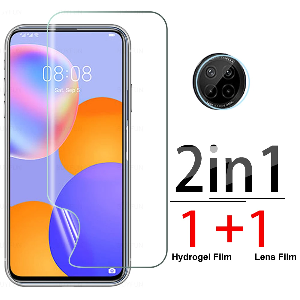 

2in1 Hydrogel Lens Film For Huawei y9a y9 y9s y8p y7 y7a y7p y6 y6p y6s y5 y5p lite pro prime 2018 2019 2020 hd Screen Protector