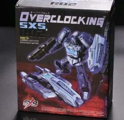 

SXS Transformation R-02 R02 Overclocking IDW Anime Mode Action Figure Robot Toys