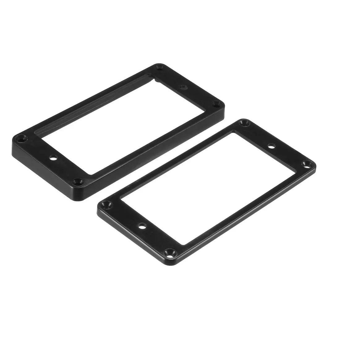 

uxcell Humbucker Pickup Ring Pickup Mounting Frame Flat Bottom Pickup Black 2Set