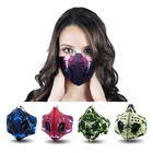 Спортивная маска с фильтрами с активированным углем, Пылезащитная маска для рта и лица, маска для тренировок на открытом воздухе, велосипедная маска