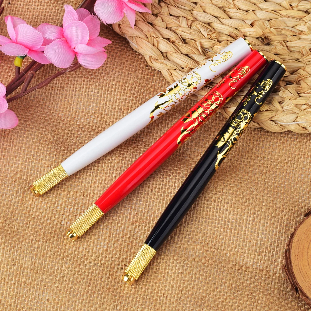 Многофункциональная ручка для микроблейдинга ручной работы татуажа бровей