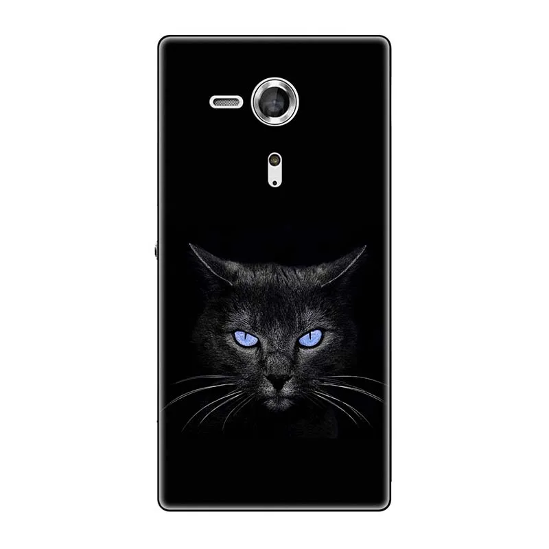 A196 Мягкие чехлы для sony Xperia SP M35 M35h M35C C5303 C5306 C5302 чехол с принтом(розы); волк милый чехол-крышка с узорами чехол для телефона чехол Fundas Para - Цвет: A196