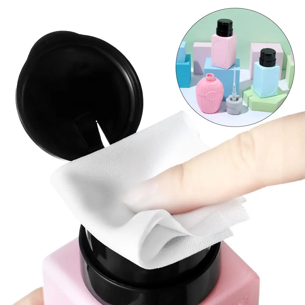 

Container Refillable Liquid Sample Storage Press Pump Bottle Refillable Bottle Nail Polish Remover Empty Pump Dropper