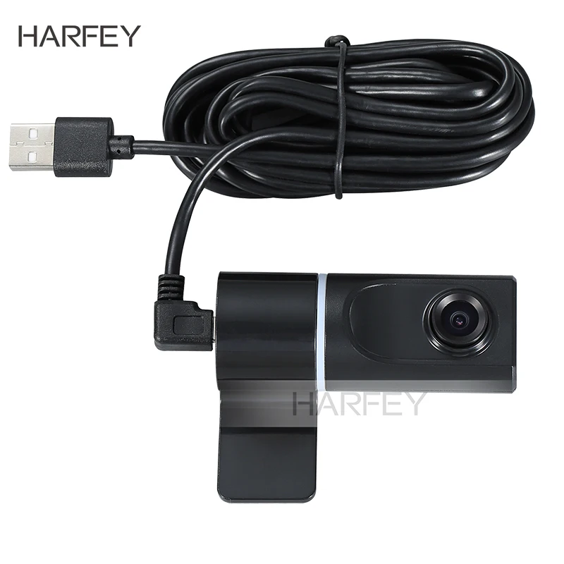 Автомобильный видеорегистратор Harfey HD 720P угол обзора 140 градусов USB фронтальная