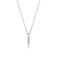 new style micro encrusted diamond 925 silver bullet pendant woman and man hip hop necklace jewelry