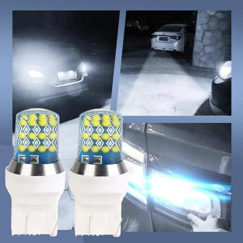 VODOOL 2 шт. T20 3157 7443 с тактовой мерцающей 12В 5 Вт 24SMD светодиодный лампы для автомобиля