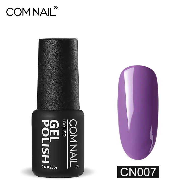 CN07 Набор гель-лаков Comnail UV Vernis полуперманентный праймер 7 мл 104 цветов Гель-лак для ногтей Маникюрный гель лак для ногтей - Цвет: CN07