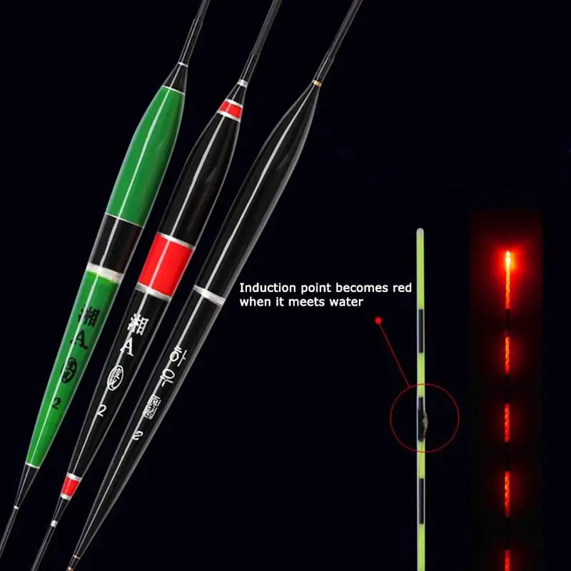 Smart Fishing Led Light Float Night Luminous Floats Automatically Remind With Batteries |
