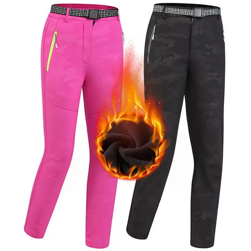 Женские и мужские брюки для походов зимние водонепроницаемые спортивные