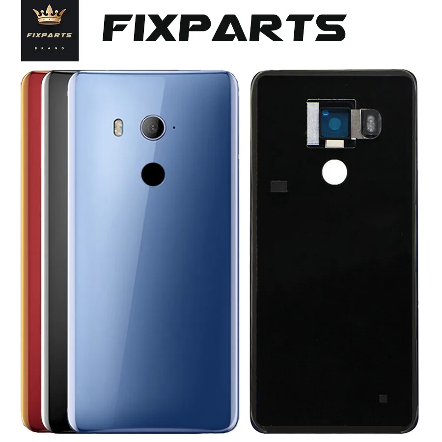 

NEW ORIGINAL For HTC U11 EYES REAR BATTERY BACK DOOR GLASS COVER HOUSING WITH CAMERA LENS ADHESIVE FOR HTC U11 Plus BACK COVER