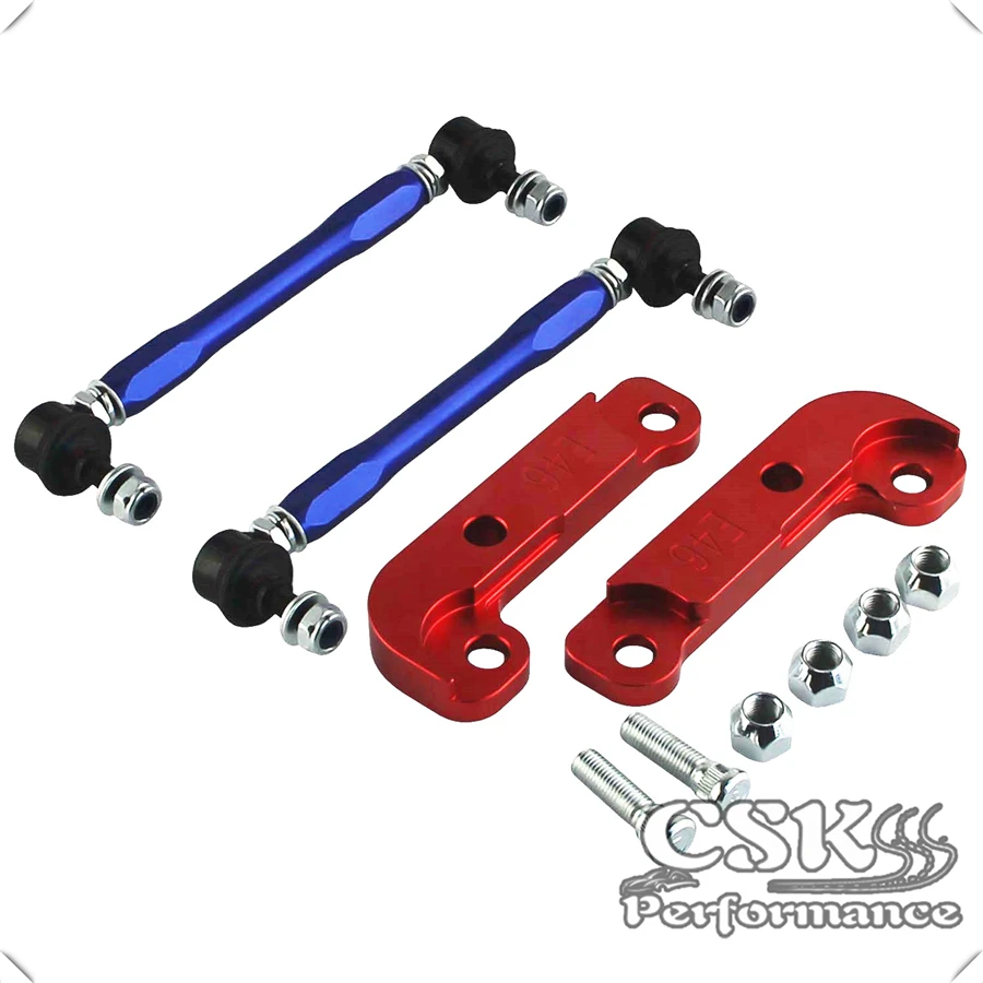Тюнинг Дрифт поворотные углы 25% 30% + Sway Bar Drop LINK Kit подходит для BMW E46 98 06