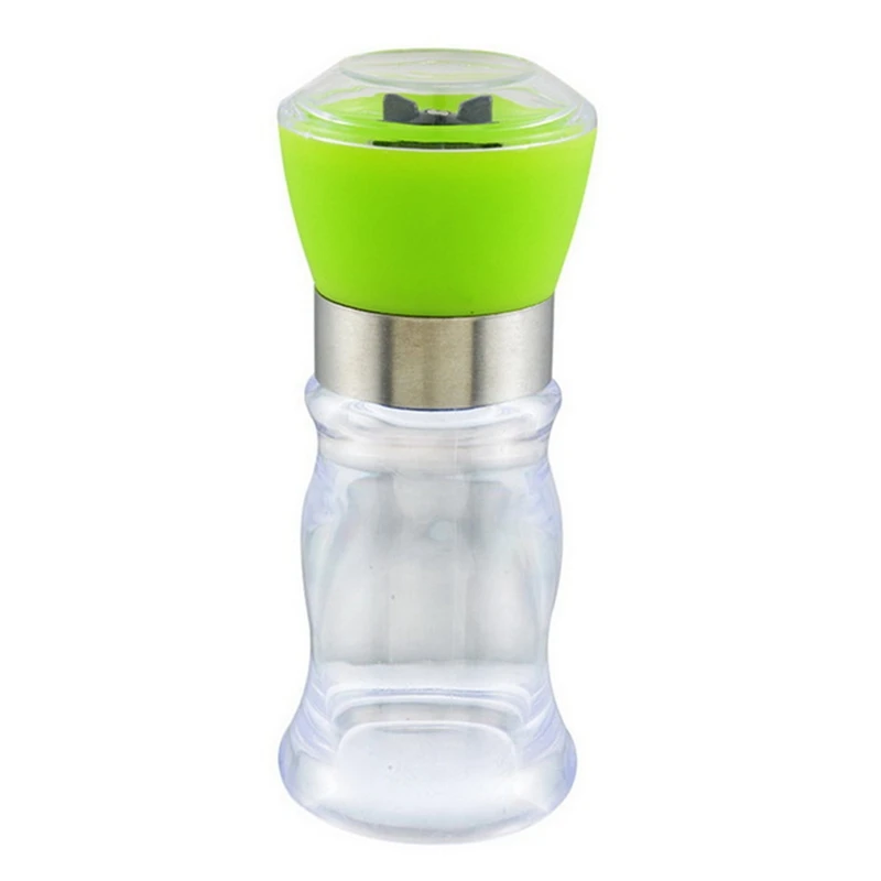 

Plastic Manual Grinding Bottle Salt Pepper Mill Grinder Pepper Spice Grinder Container Seasoning Condiment Manual Milling Bottle