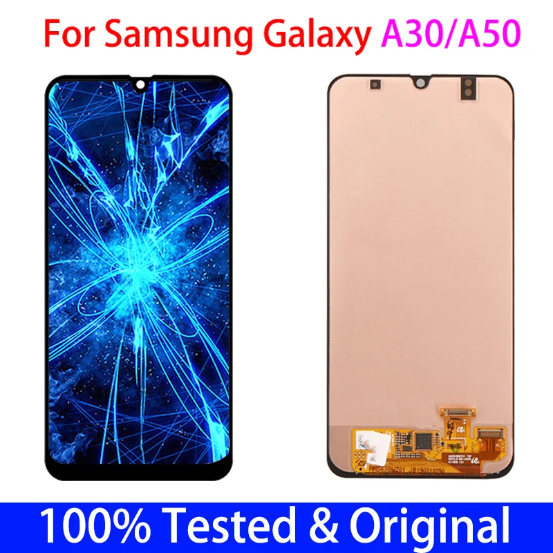 

Super amoled Lcd For Samsung Galaxy A30 A305/DS A305F A305FD A305A A50 A505 A505F LCD Display Touch Screen Digitizer Replacement