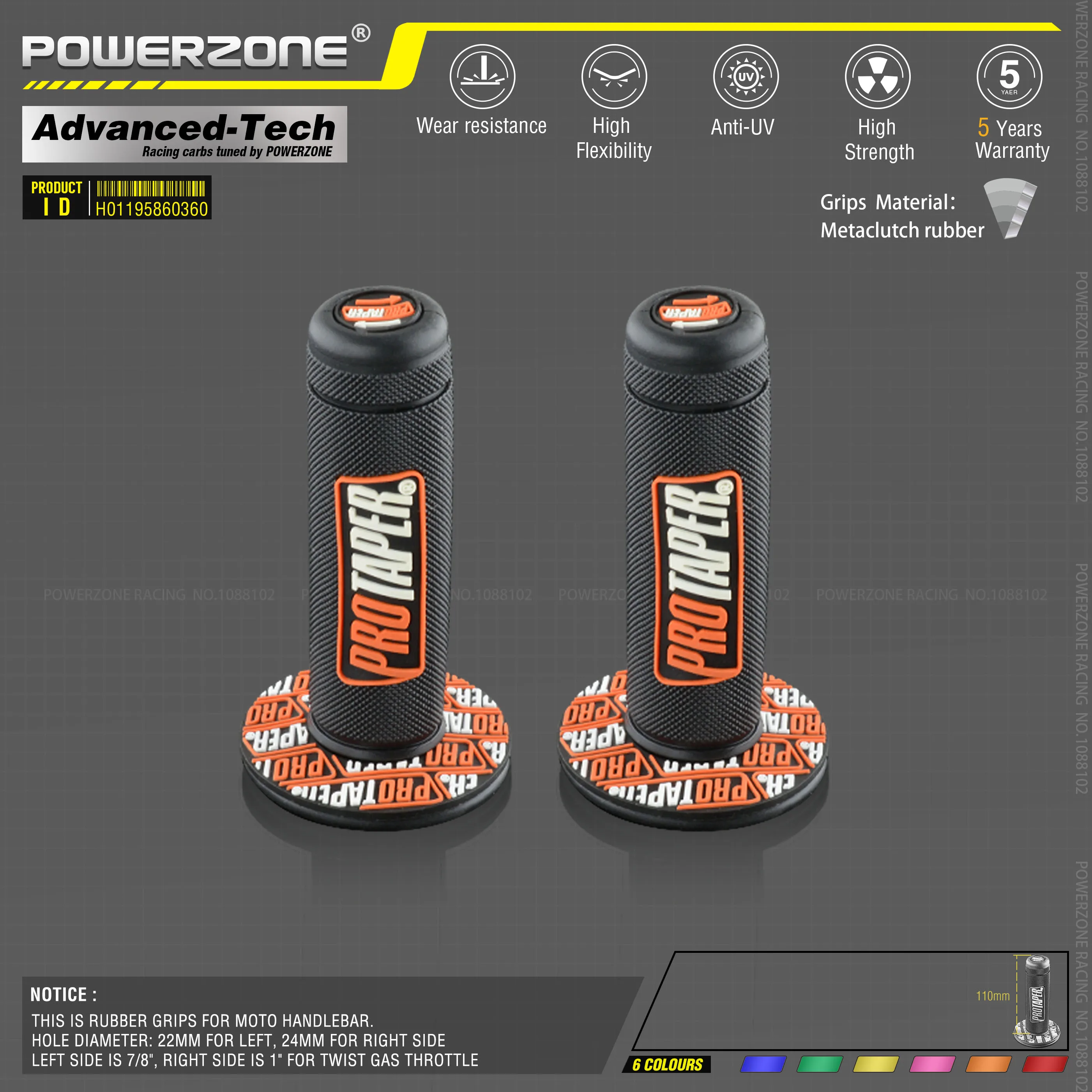 MX gel like for 7/8 &quotруль светло голубые резиновые ручки для мотоцикла супермотоцикла