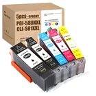 HS 580 581, совместим с Canon 580XXL 581XXL PGI-580 XXL TS6150 TR8550 TS6350 TS6351 TS705 TS8150 TS8120 TS8152 TS9551C