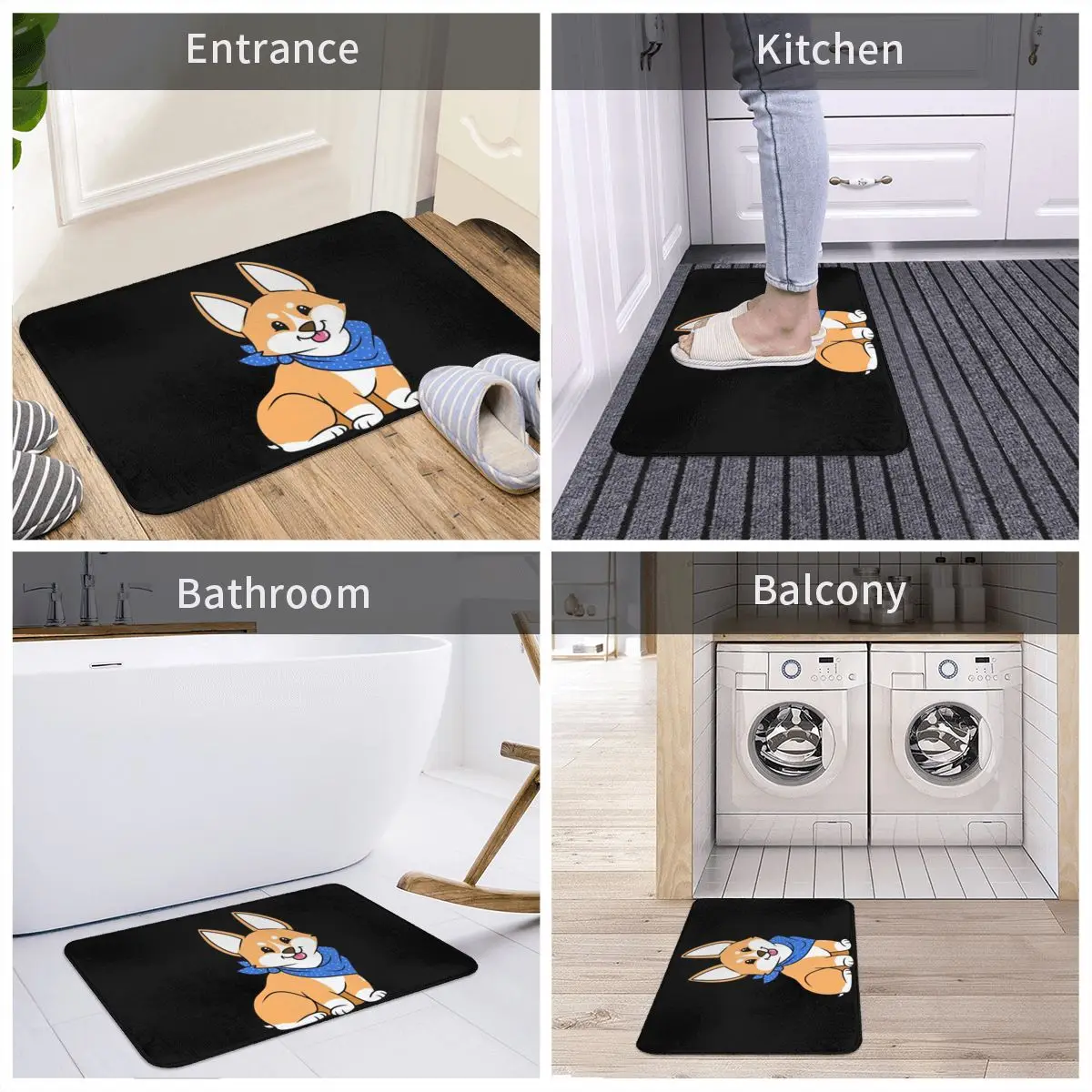 

Коврик для ванной, нескользящий коврик для входа в гостиную, кухню