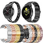 Ремешок 20 мм из нержавеющей стали для Samsung galaxy watch 42Active 2 40 44S2 Classic3 41 мм