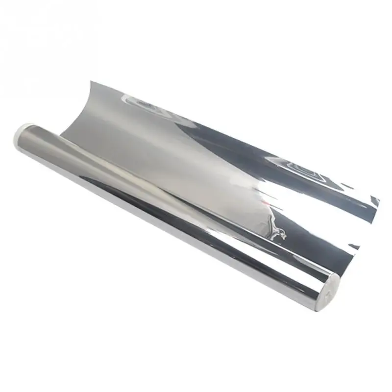 Светоотражающие односторонние Серебристые наклейки на окна 2 м * 50 см/1 40 см | Дом и