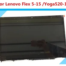 Laptop LCD Display For Lenovo Flex 5-15 5-1570 / Yoga 520-15 15.6 FHD LCD Touch Screen Digitizer Assembly with Bezel 80XB