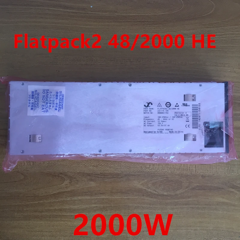 

New Original PSU For ELTEK FLATPACK2 2000W Power Supply Flatpack2 48/2000 HE 241115.105 Flatpack2 48/2000 HE B-F