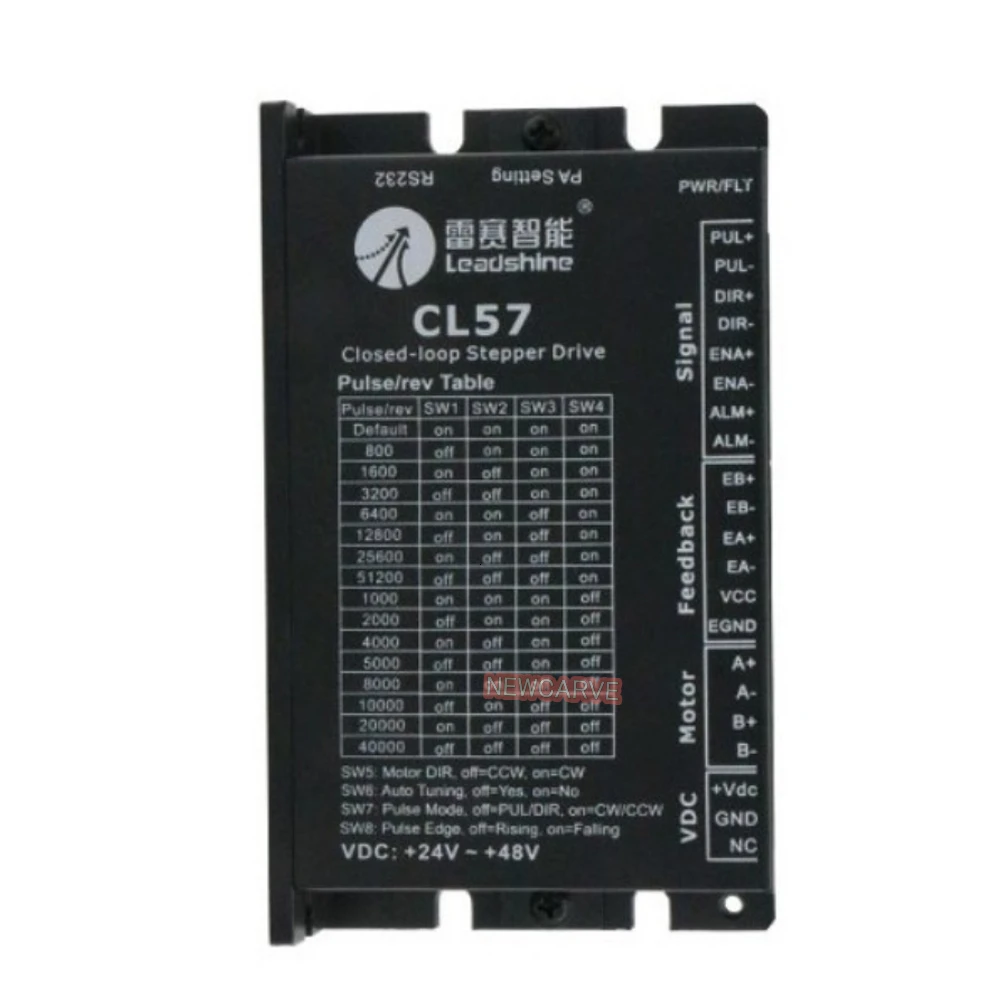 Leadshine 57 мм шаговый двигатель драйвер комплект CL57 и 57CME06 Nema23 0.6NM замкнутый цикл