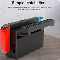 35 in 1 game cards storage holder for ninten switch base cartridge dock back card slot box rack for switch console accessories