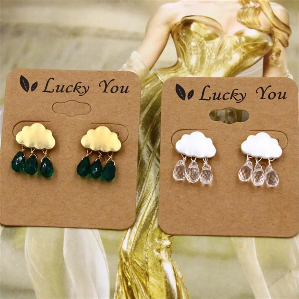 Серьги гвоздики женские с жемчугом и кристаллами|pearl stud earrings|rain cloud earringsfashion earrings |