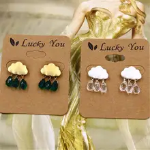 Серьги гвоздики женские с жемчугом и кристаллами|pearl stud earrings|rain