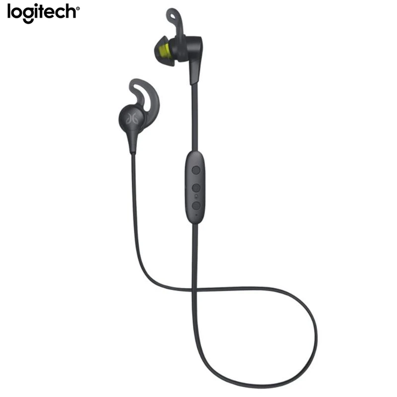 Черный Беспроводные спортивные bluetooth-наушники logitech Jaybird X4 время воспроизведения 8 часов IPX7 водонепроницаемый для спорта подходит для музыки и звонков мобильный телефон - Цвет: Черный