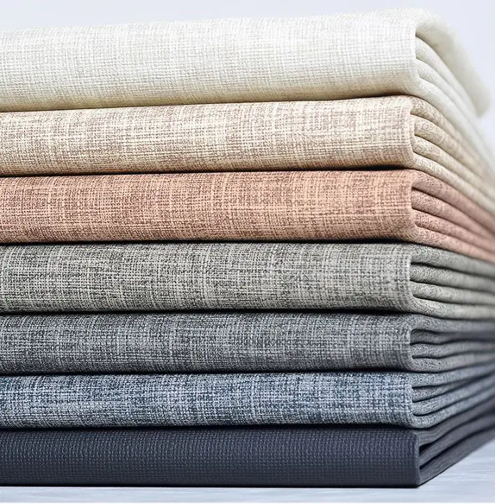 138*50 см льняная Текстурированная Кожа мягкая искусственная кожа PU для дивана