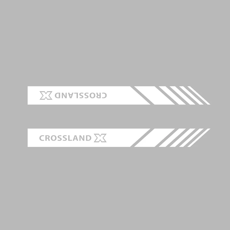 

2PCS Car Rearview Mirror Decoration Sticker For Opel CROSSLAND X Car Stripe Stickers Accessories