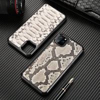luxury genuine python pattern leather fhx 32k phone case for iphone 6s 7 8 plus x xr xs max 11 11pro max snakeskin cover case
