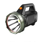 Светодиодный фонарик XML T6 COB, ффонарь для наружного кемпинга, мощный миниатюрный перезаряжаемый светодиодный фонарик с зумом и батареей 18650