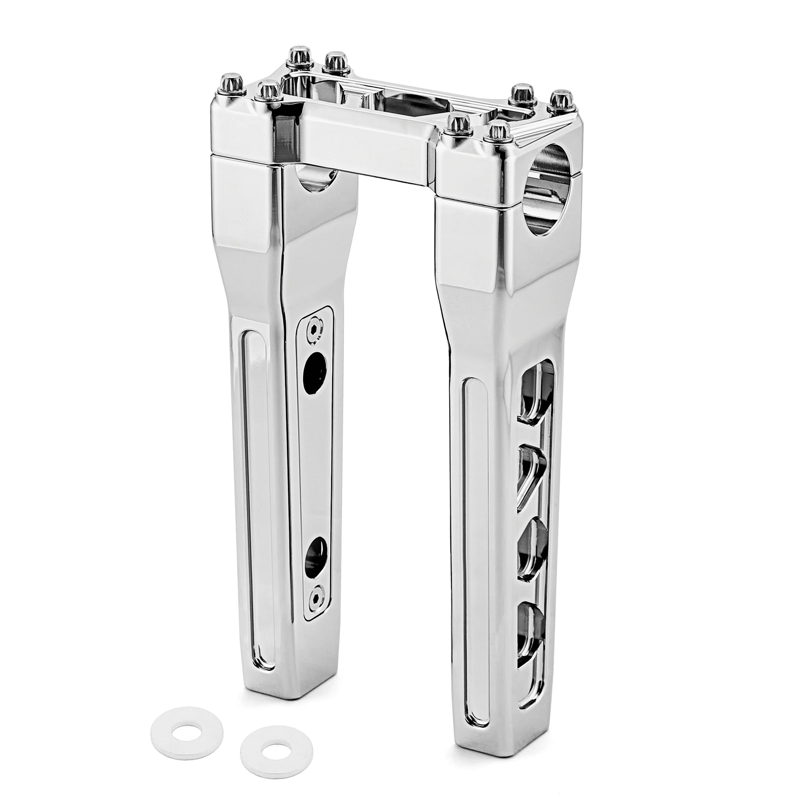 

Крепление на руль мотоцикла 8 дюймов, прочный зажим для Harley Touring Road Glide/ Dyna Low Rider/Softail Fat Boy FXDRS