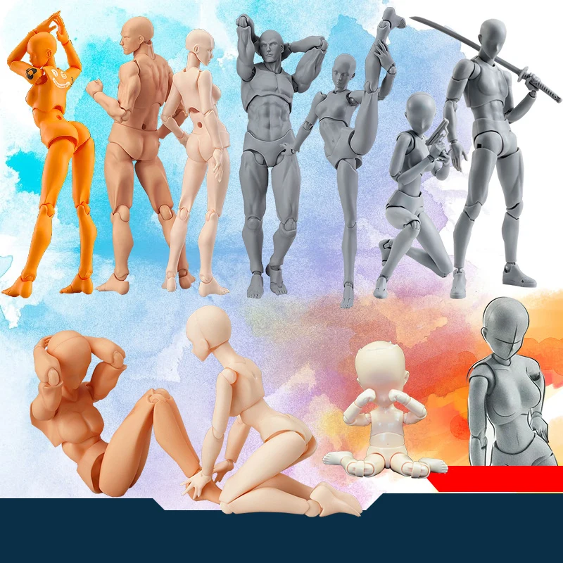 Аниме фигурки Archetype He She Ferrite подвижные для рисования модель игрушки тело Чан ПВХ