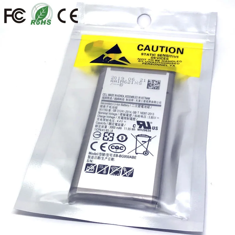 EB BG950ABE Батарея для samsung Galaxy S8 SM G9508 G9500 G950 G950F G950A G950T G950U G950V G950S BG950ABA
