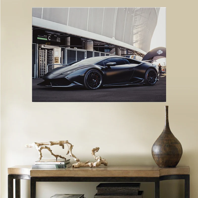

HD Lamborghini Huracan Supercar Car Poster Modern Art Canvas Painting Living Room Bedroom Home Decoration