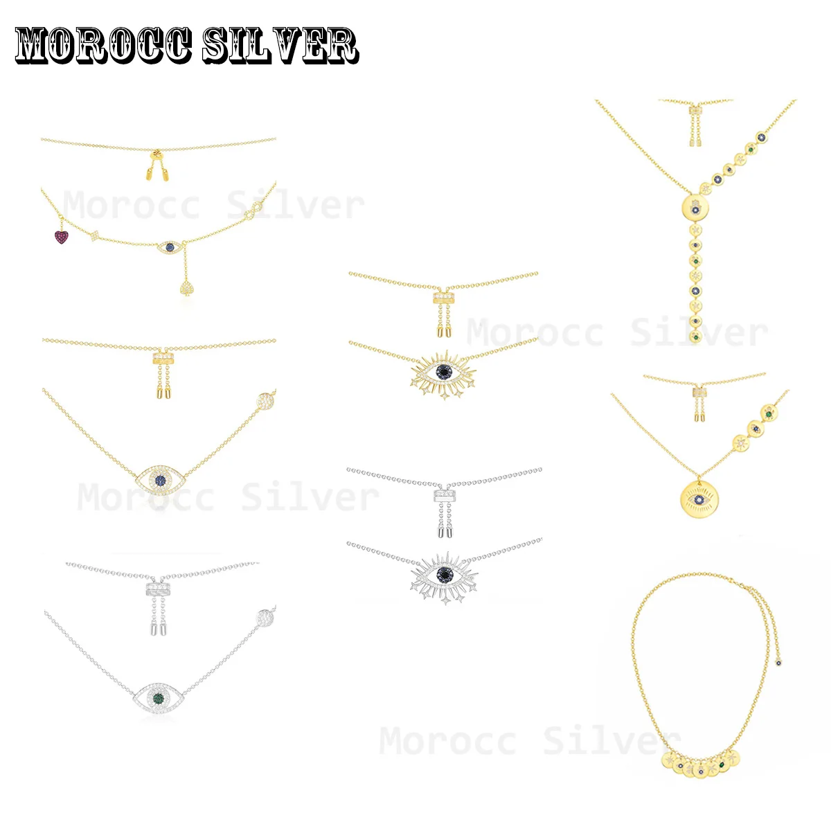 

S925 Silver Jewelry 1:1 Copy, High Quality Classic Inlaid Crystal, Devil Eye Fashion Women's Bracelet