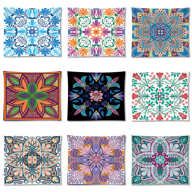 Гобелен настенный серия Мандала печать макраме пляжное Полотенца коврик Одеяло