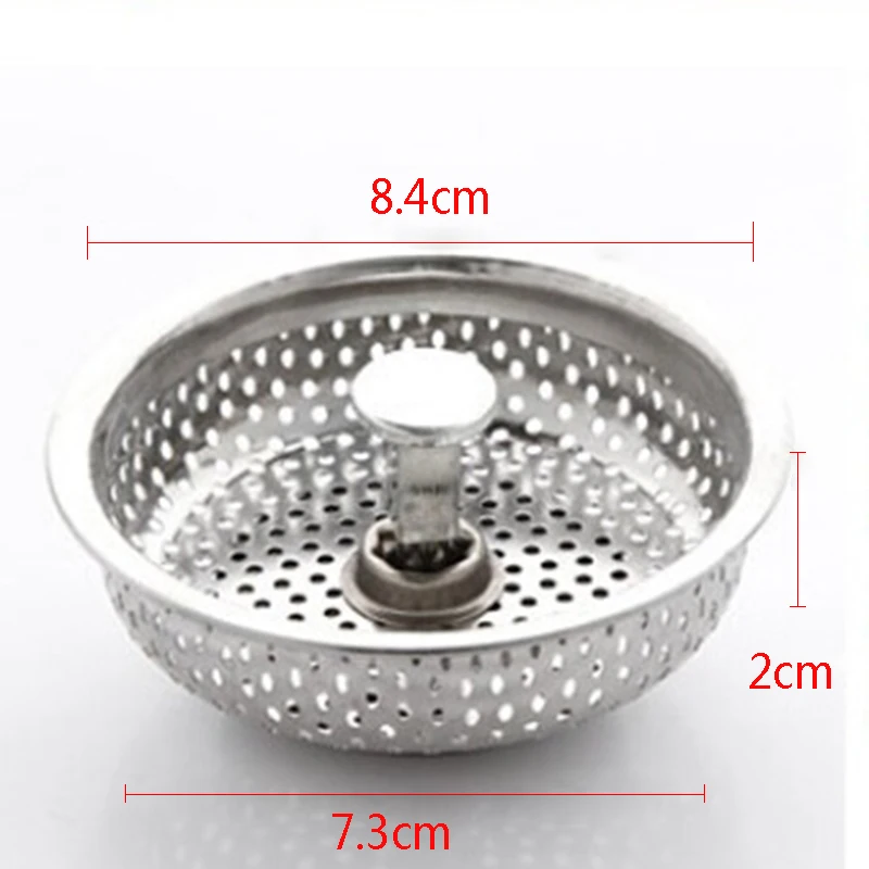 8 см ситечко для кухонной раковины из нержавеющей стали сливная пробка