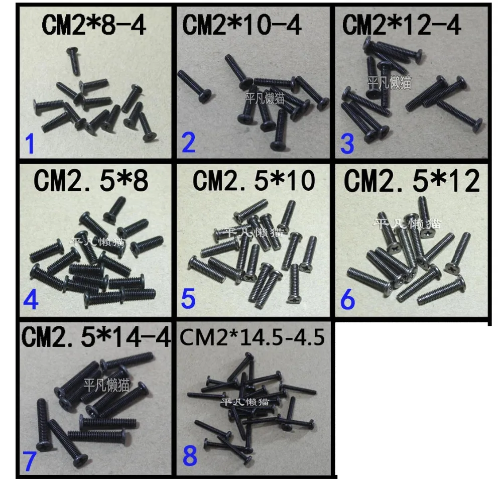 

WZSM New 10pcs/Model Laptop shell cover screw Computer repair long screws for Lenovo/ASUS/ACER/ Toshiba/DELL /HP for SONY