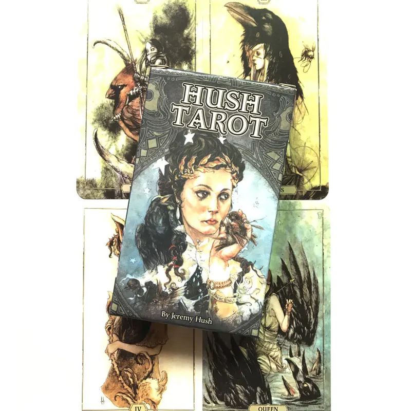 

Hush Tarot карты для досуга развлечения гадания Fate для игры в шахматы, карты Game Tarot и выбор различных Таро PDF руководство
