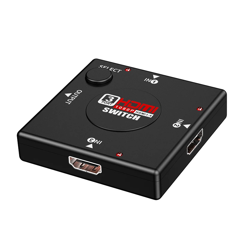 1 шт. 3 входа выход мини порта HDMI переключатель сплиттер коробка для HDTV 1080P видео