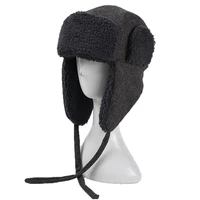 2021 winter bomber hats for women lambswool hat windproof earflap trapper snow ski caps warm ear protect russian ushanka cap