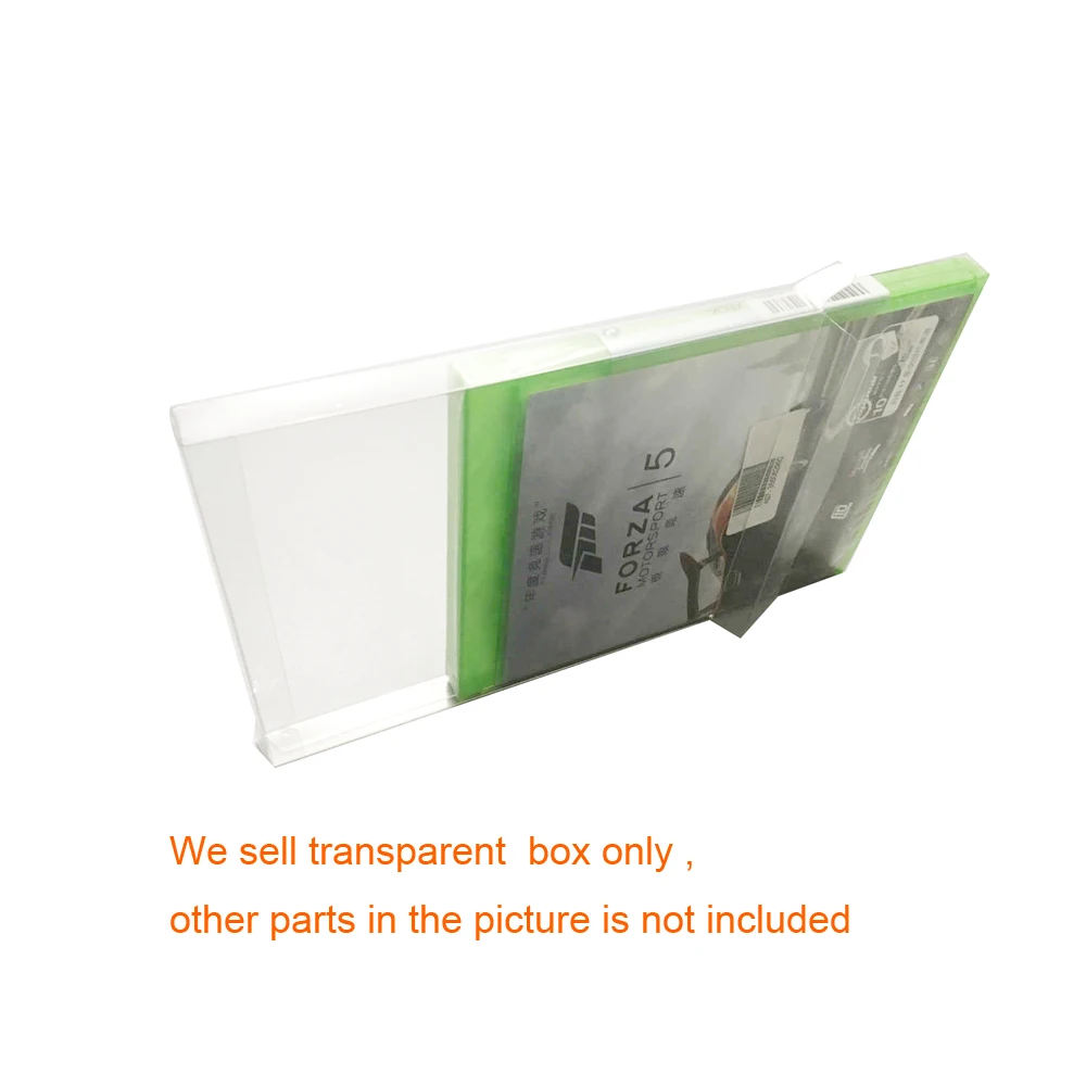 

Прозрачная защитная коробка для хранения 10 шт., чехол для xbox one, игровая картриджа, Розничная коробка, защита
