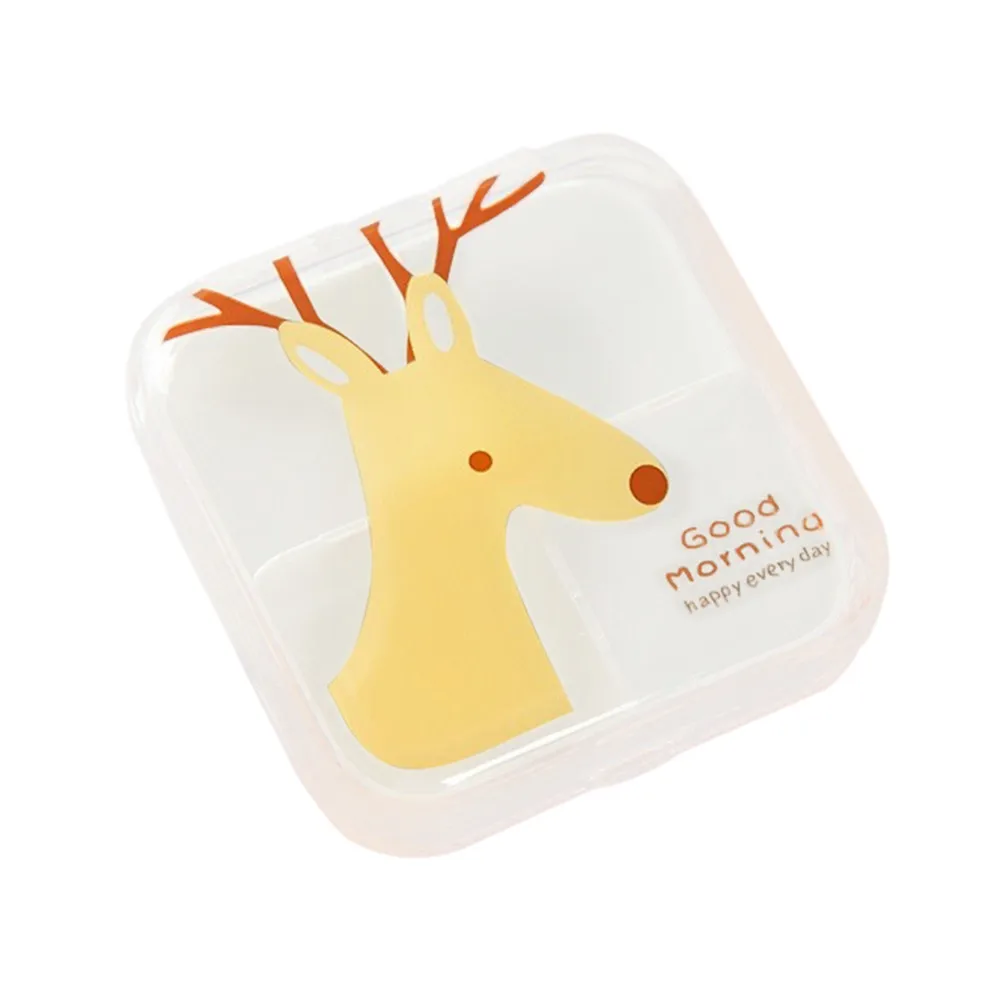 Hoomall мини чехол для таблеток Переносные Коробки лекарств 3 сетки путешествий дома